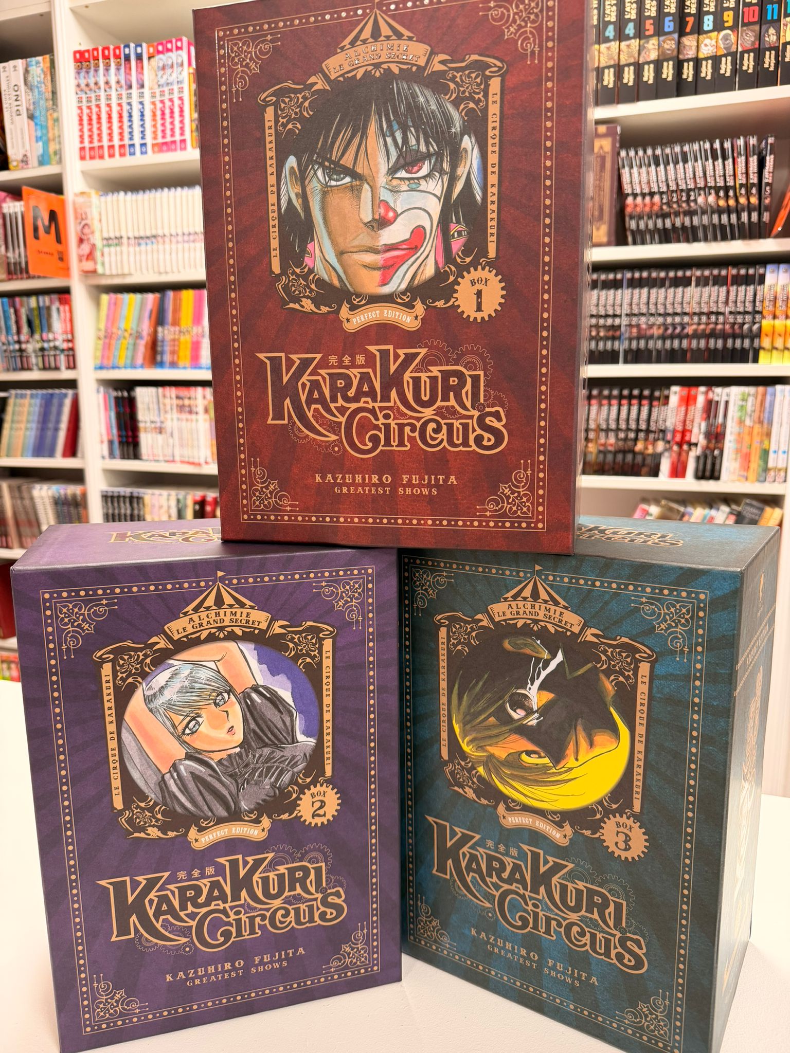 Karakuri Circus - Edition Perfect Intégrale en 3 coffrets / box&nbsp;&nbsp;